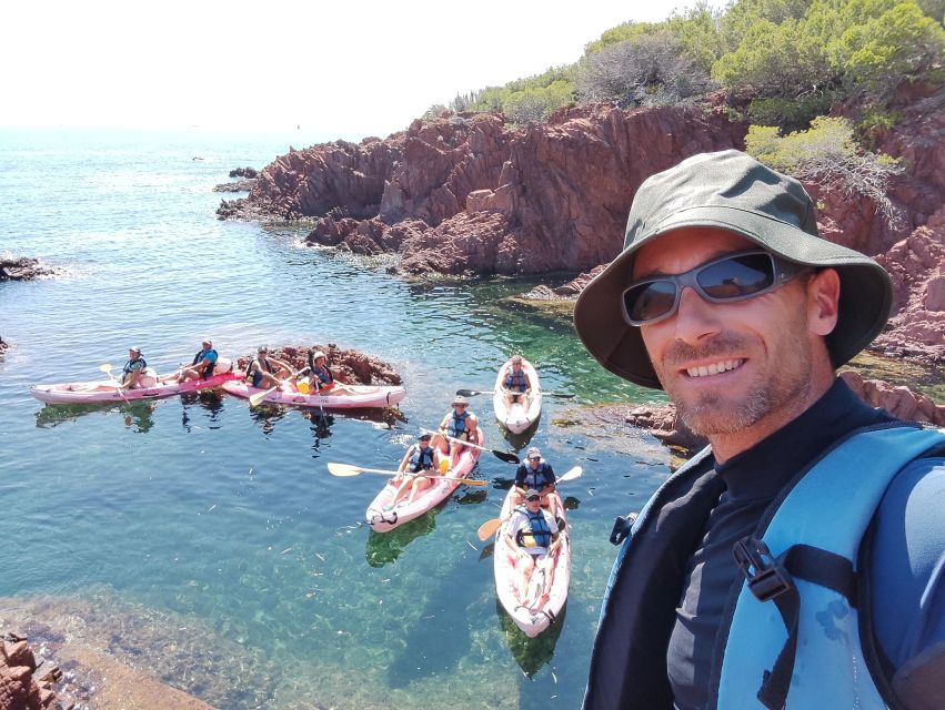 Red Rocks of Agay, Esterel Kayak Guided Visit - Inclusions