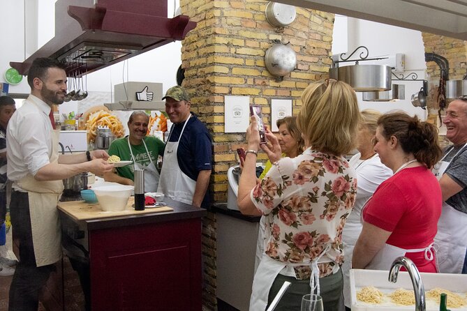 Roman Pasta Making Class Carbonara, Amatriciana, Cacio and Pepe - Common questions