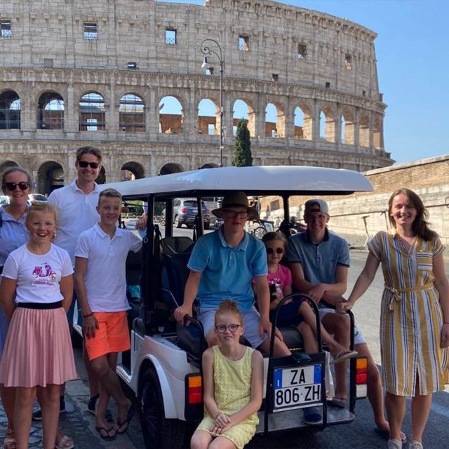 Rome: City Highlights Guided Tour by Golf Cart - Tour Itinerary