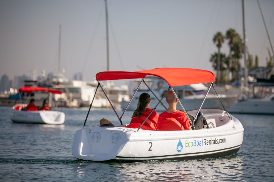 San Diego Bay: Eco-Pedal Boat Rental - Maximum Capacity