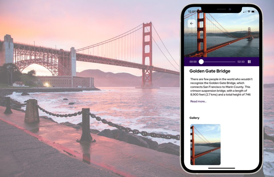 San Francisco: Highlights Self-Guided Audio Tour With App - Directions for the Audio Tour