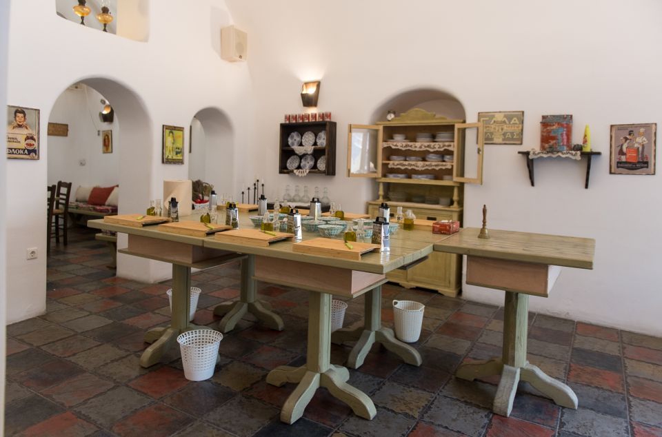 Santorini: Cooking Class, Local Menu and Dessert With Wine - Booking Information