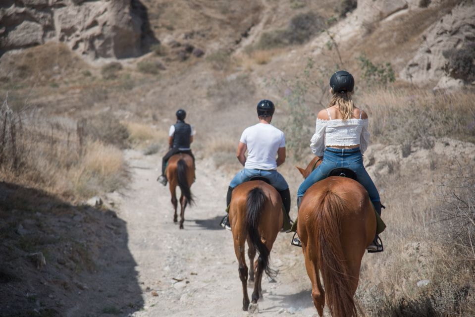 Santorini: Horse Riding Trip to Black Sandy Beach - Restrictions and Requirements