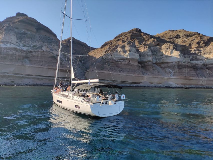 Santorini: Private Sailing Cruise With Meal & Swim Stops - Important Information