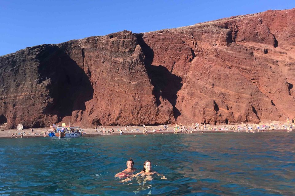 Santorini: Rent a Rib High-Speed Boat - Highlights: Volcanic Caves, Hot Springs, Red Beach