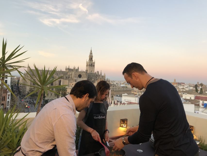 Seville: Highlights Rooftop Tour & Paella Cooking Class - Important Information