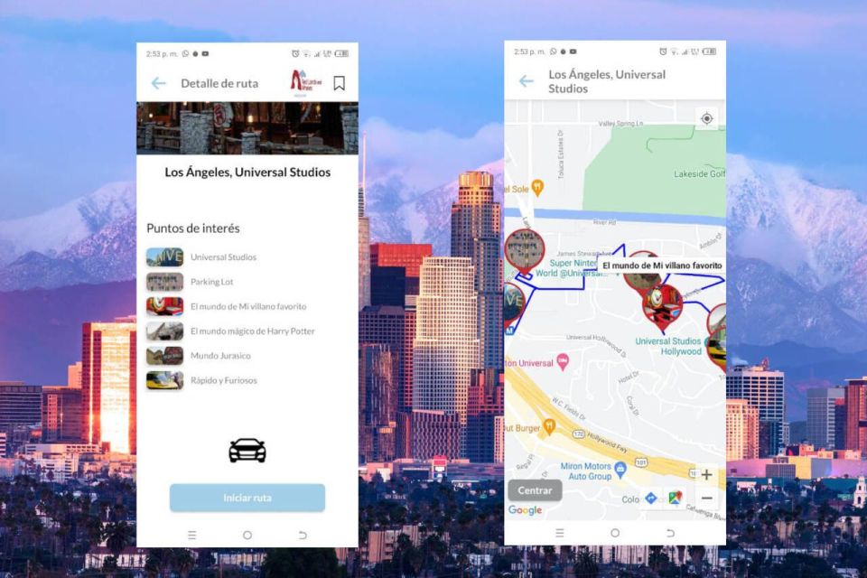 The Los Angeles Self-Guided Tour App - Multilingual Audioguide - Booking Details and Instructions