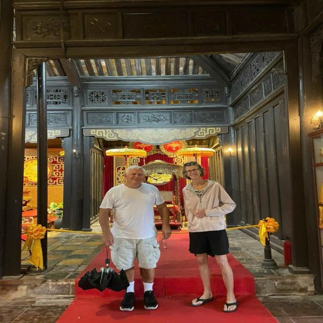 Tien Sa Port to Imperial City Hue & Sightseeing Private Tour - Tour Itinerary
