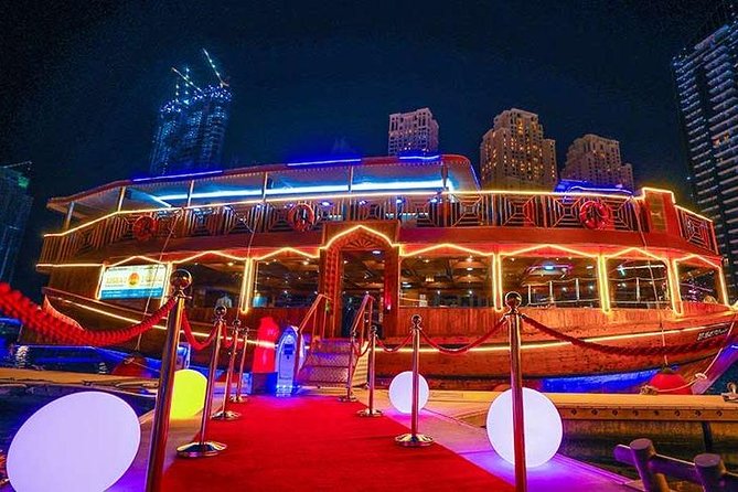 Unlimited Liquor With Dinner on Dhow Cruise - Creek - City Views: Dubais Exquisite Buildings