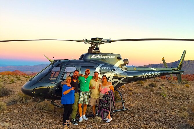 Valley of Fire Helicopter Tour and Landing With Champagne Toast - Flight Experience and Duration