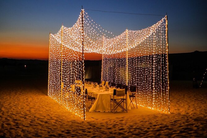 5-Hour Private Guided Desert Dinner in Dubai - Key Points