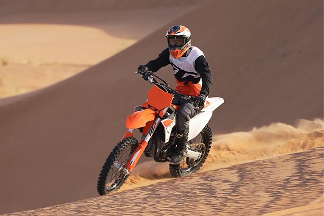 1-Hour KTM 450CC Dirt Bike Desert Adventure Tours in Dubai - Pricing and Additional Information