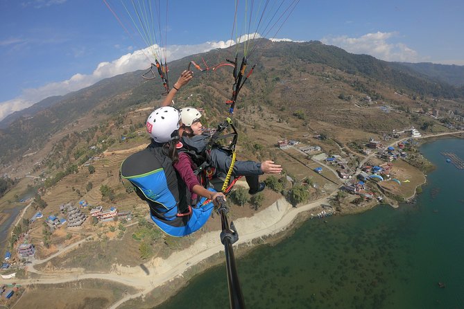 15 Min Paragliding Tandem Flight From Pokhara - Flying in Thermals