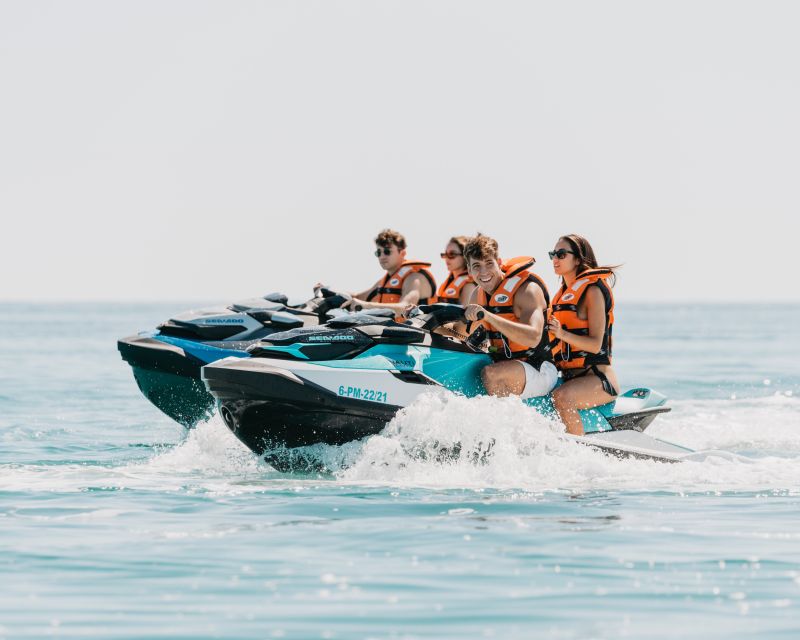 Alcudia: Guided Jet Ski Tour Visiting Aucanada Island - Common questions