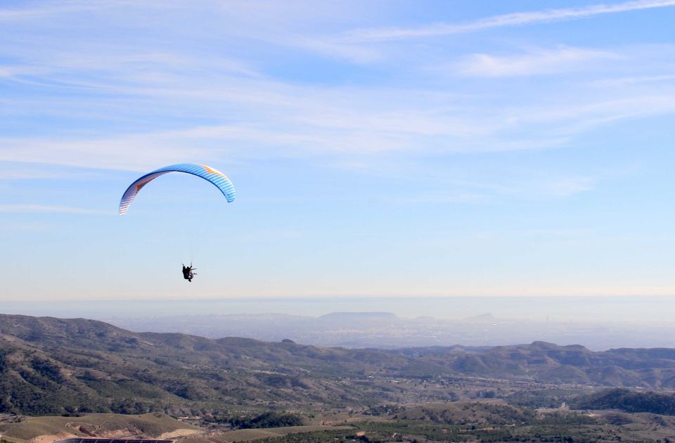 Alicante and Santa Pola: Tandem Paragliding Flight - Additional Information