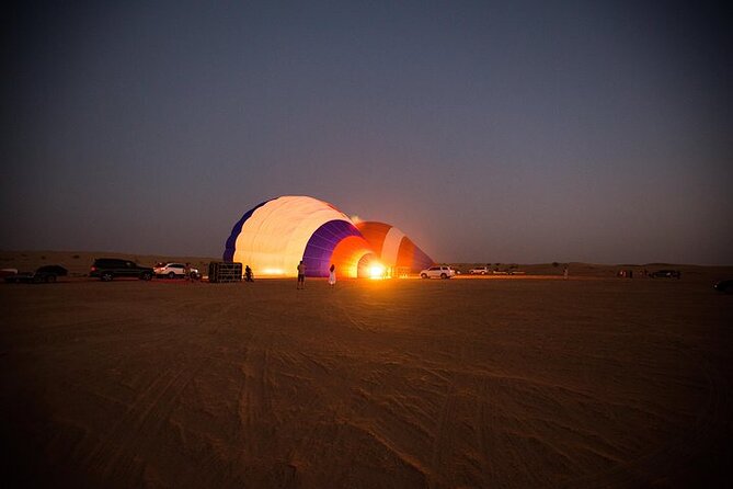 Amazing Hot Air Balloon With Beautiful Desert Sunrise View - Unmatched Sunrise Views