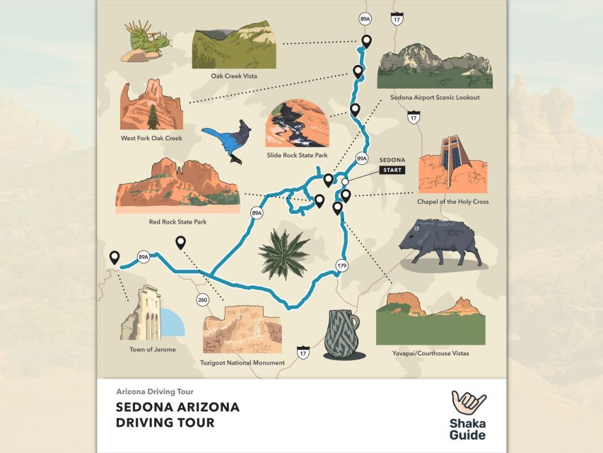 Arizona: Bundle of 7 Self-Guided Audio Driving Tours - App Usage for Exploration