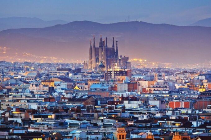 Barcelona Cable Car Sky Views, Magic Fountain & Castle Visit - Location Information