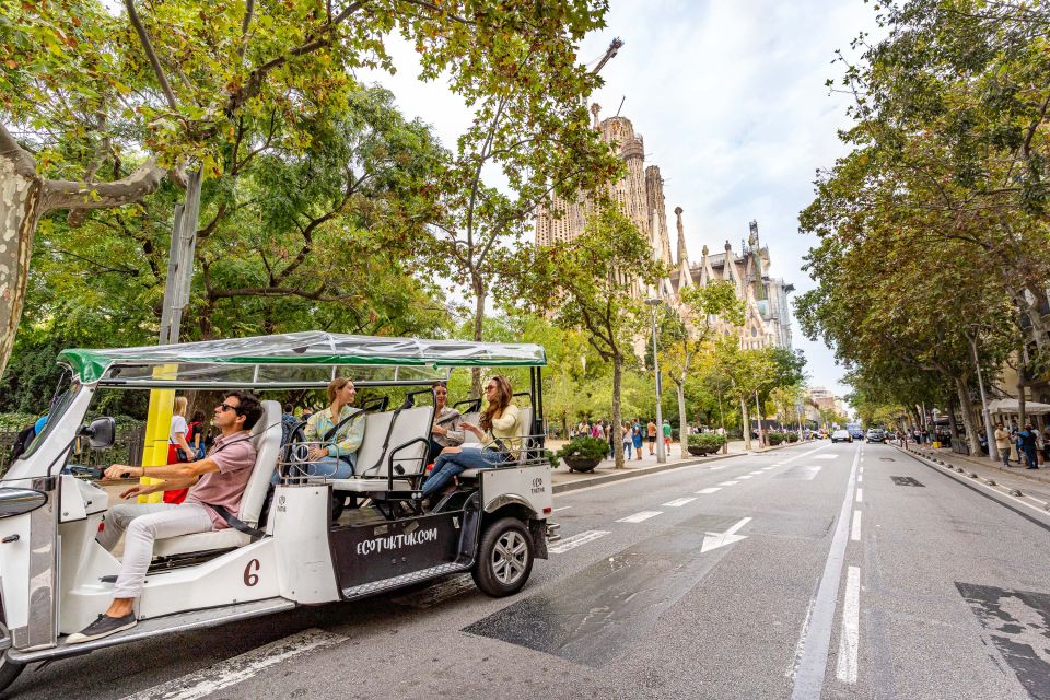 Barcelona: City Tour by Private Eco Tuk Tuk - Directions