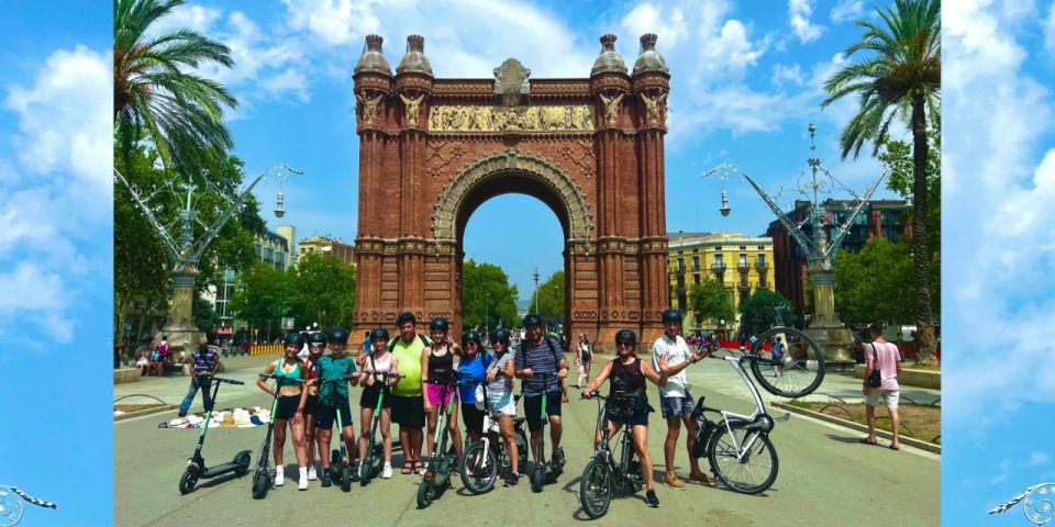 Barcelona: Private E-bike Tour / E-Scooter Local Guide - End of Tour