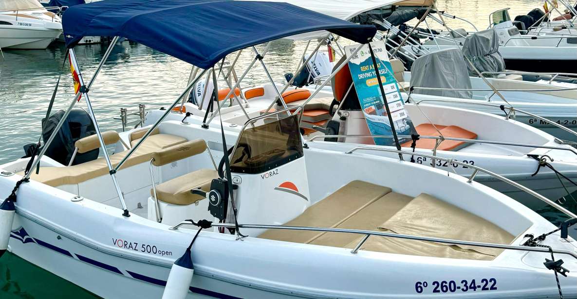 Benalmádena: Boat Rental Without License Costa Del Sol - Payment and Gift Options Available