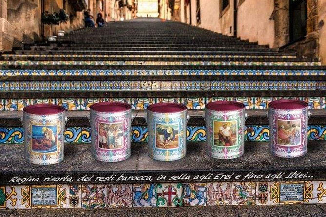 Catania Cathedral, Via Etnea & Caltagirone - Caltagirones Staircase of Santa Maria Del Monte