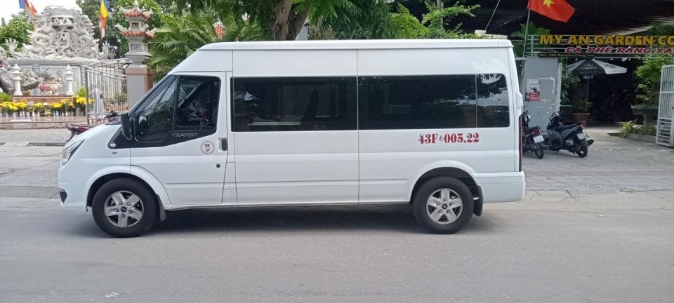 Da Nang: Private Transfer to Dung Quat Quang Ngai With Stops - Directions