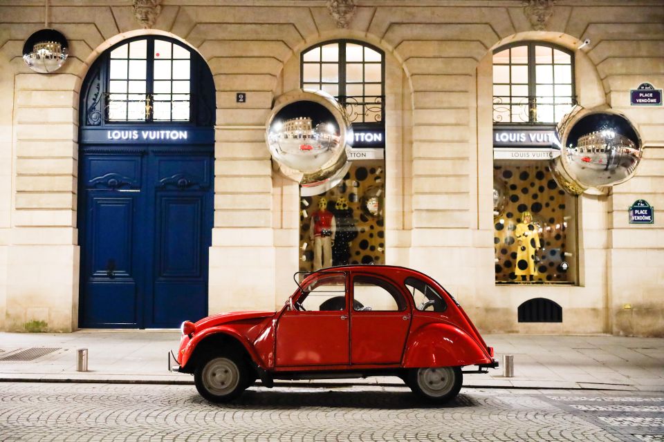 Discover Paris in a 2cv - Pick-Up Service and Tour Style