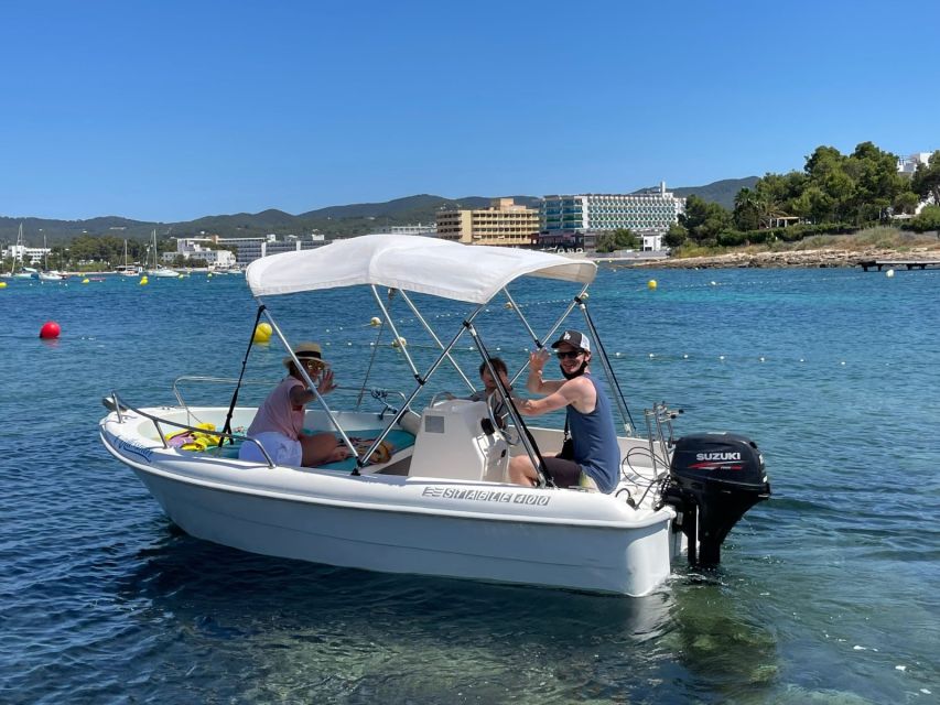 Discover the Ibiza Beaches on a Boat Without License 8H - Booking Information