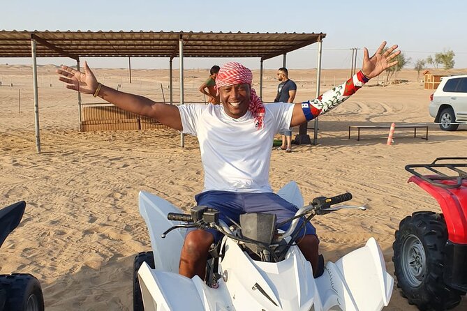 Dubai Desert 4x4 Dune Bashing, Self-Ride 30min ATV Quad, Camel Ride,Shows,Dinner - Pricing and Refund Policy