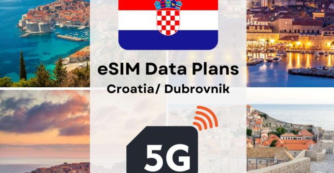 Dubrovnik: Esim Internet Data Plan for Croatia 4g/5g - Coverage and Benefits