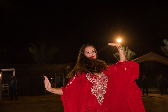 Evening Red Dunes Desert Safari Dubai With Sanboarding Camel Ride & BBQ - Common questions