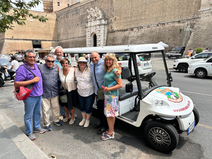 Exclusive Tour of Rome in Golf Cart for Cruisers - Important Information for Participants