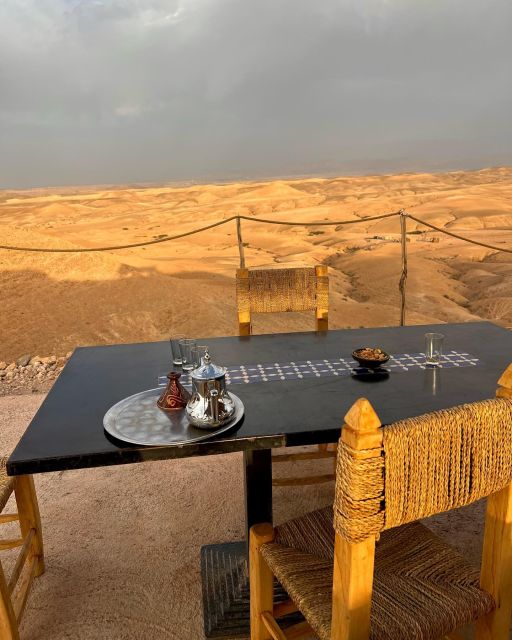 From Marrakesh: Agafay Desert Sunset, Camel Ride, and Dinne - Berber Music Campfire Entertainment