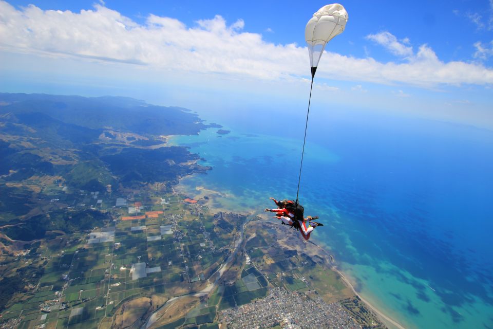 From Motueka: Abel Tasman Tandem Skydive Experience - Location and Reviews