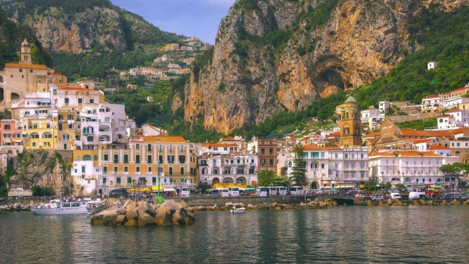 From Naples: Positano & Amalfi Boat Tour With Van Transfer - Water and Driver-Guide Inclusions