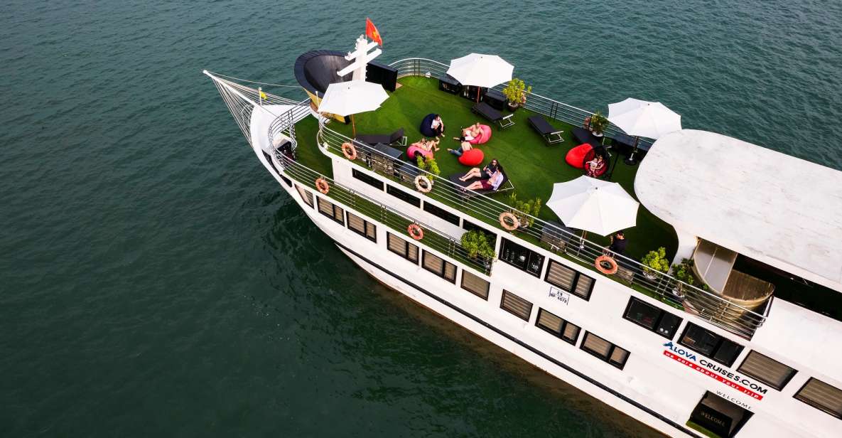 From Ninh Binh : Dragon Boutique 5 Star Cruise Lan Ha Bay - Explore Ha Long and Lan Ha Bays