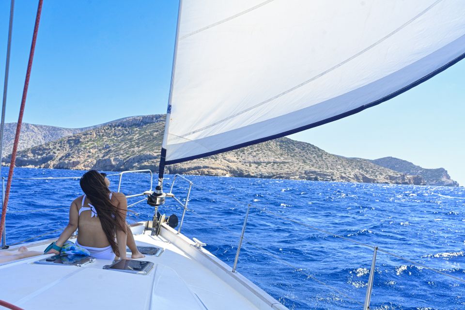 From Paros: Private Sailing Cruise With Lunch and Snorkeling - Relax With Greek Drinks