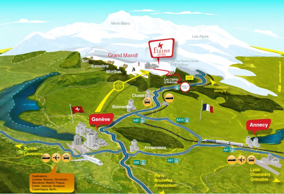 Geneva Airport: Bus Service To/From Araches La Frasse Flaine - Travel Tips