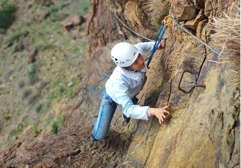 Gran Canaria: Cliff Climbing Via Ferrata Trip By Maspalomas