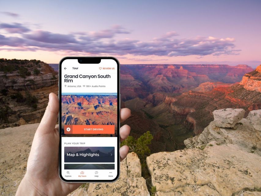 Grand Canyon South Rim: Self-Guided Audio Driving Tour - Additional Details and Location Information