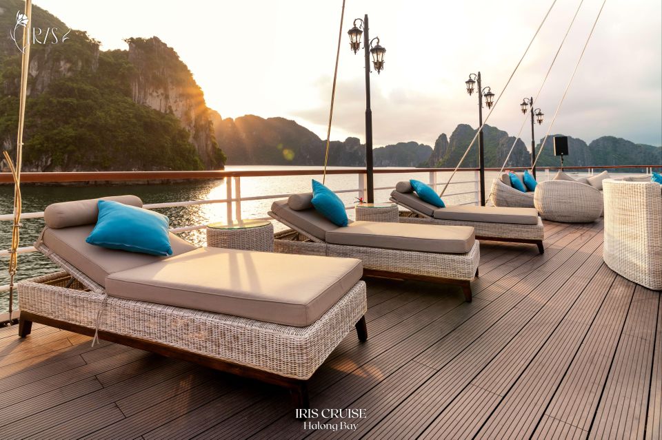 Ha Long Bay: Full Day Luxury Cruise, Jacuzzi, Caves & Island - Island Excursion and Activities
