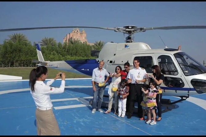 Helicopter Ride in Dubai - Peal Heli Tour- 12 Min Flight - Inclusion of Pickup Services