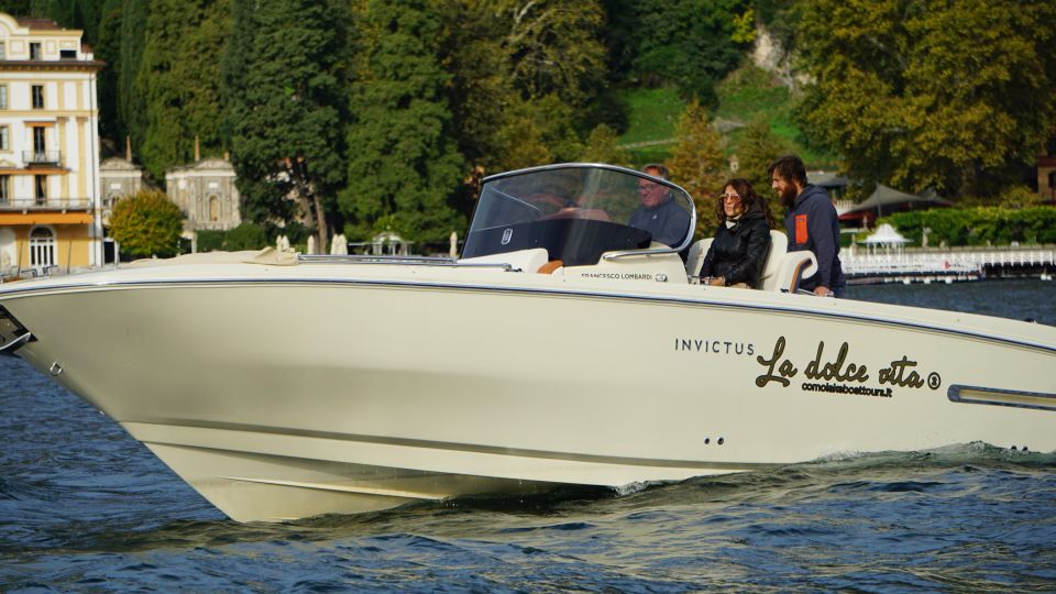 Lake Como: Dreamer Private Tour 1 Hour Invictus Boat - Experienced Captains and Narratives