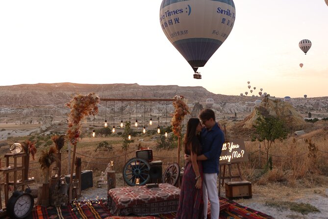 Marry Me Proposal Concept in Göreme - Memorable Moments Captured in Göreme