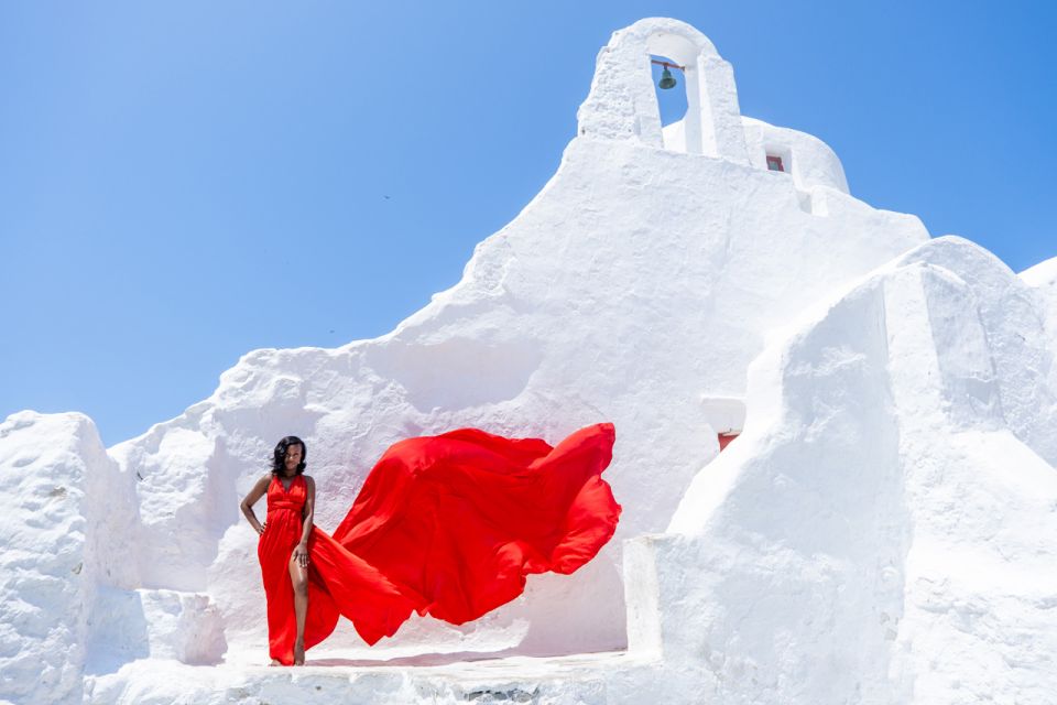 Mykonos Flying Dress Photoshoot - Pricing and Reservation