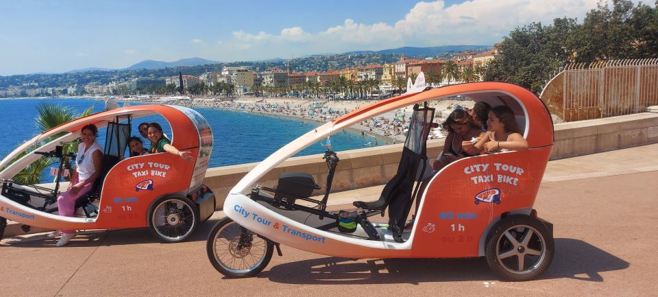 Nice: Guided Tour in Electrically Assisted Vélotaxi. - Itinerary