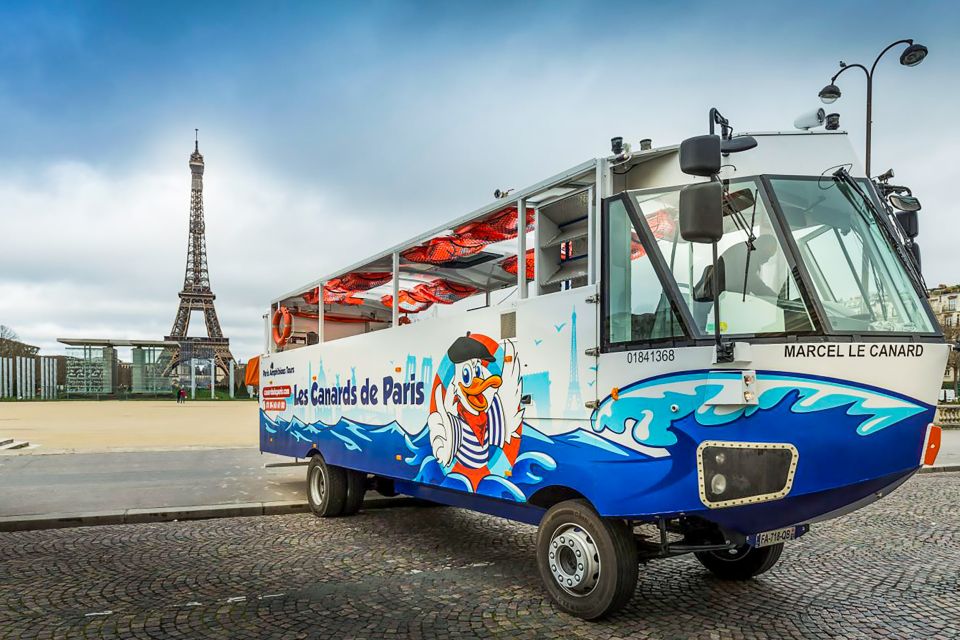 Paris: City and River Seine Tour on an Amphibious Bus - Important Information