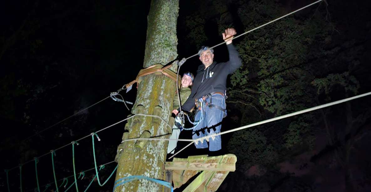 Pau - Night Treetop Treetop - Lacq Adventure - Night Climbing Details
