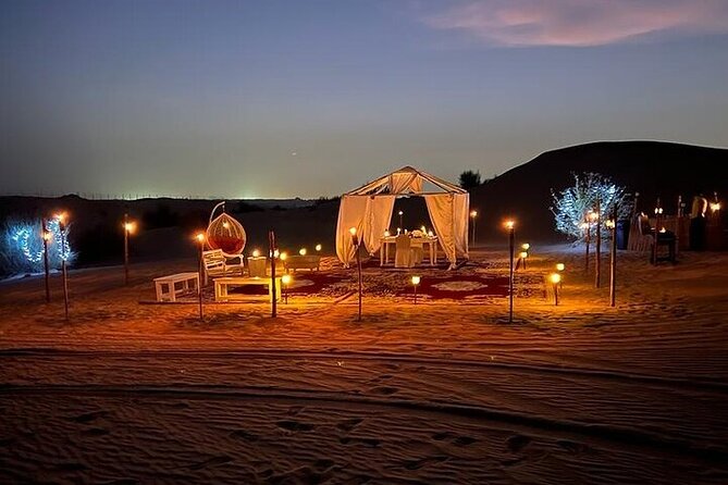 Private Dinner in the Heart of the Desert With Entertainment Show - Cancellation Policy